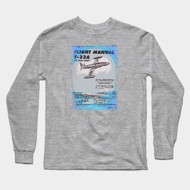 T33A Aviation Cockpit Instrument Long Sleeve T-Shirt by FasBytes